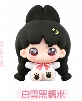Wokii sweet station series cute grain figure tide play girl gift