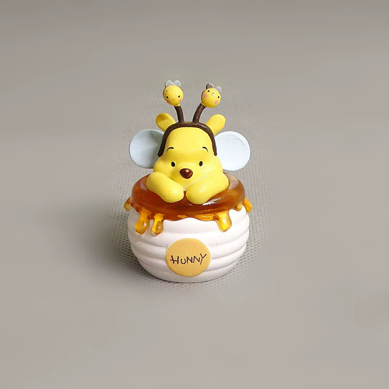 Winnie the Pooh, honey jar, doll figure tabletop ornament, cake decoration