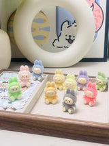 fluffy sitting labubu