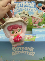 Go out and play today, series, mood fluff monster, plush pendant, figure ornament, doll.