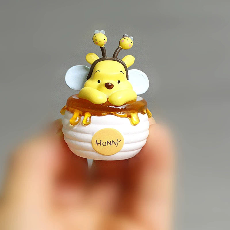 Winnie the Pooh, honey jar, doll figure tabletop ornament, cake decoration