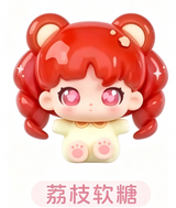 Wokii sweet station series cute grain figure tide play girl gift
