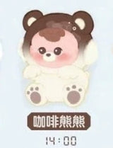 24-Hour sticker bear series