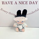 New Life Diary Series Baby Clothes Vinyl Plush Pendant Overalls