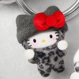HelloKitty leopard print series plush pendant