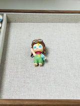 Molly change baby, cute grain DIY mobile phone chain pvc accessories ornament tide play
