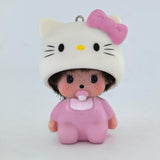 Panda Qiqi vinyl doll pendant