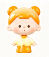 VUUYOO worry-free baby Yijian Fenghua series cute grain antique trend play ornament figure