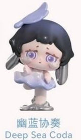 Wuuw Dream Ballet Series Moe Grain Tide Play Figure Cute Ornament Gift