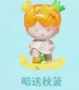 YOYO paint a good color head cute grain series right and right cute tide play tabletop ornament birthday gift figure