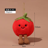 Plush doll doll simulation food pendant bag pendant vegetable food keychain
