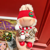 Only clothes are suitable for Labubu baby clothes, one, two and three generations labubu pendant, plush doll sweater, Christmas baby clothes.