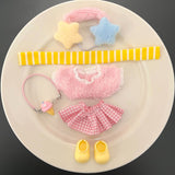 [Baby clothes only] Crying baby vinyl baby clothes cute overalls baby clothes set