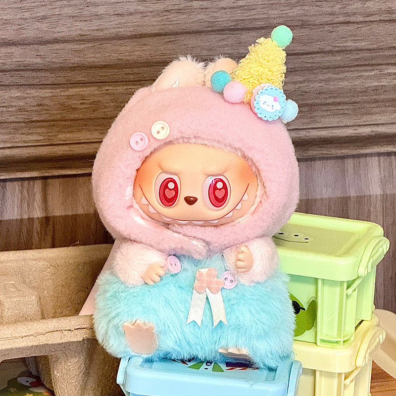 Only clothes are suitable for labubu sitting party baby clothes one two three generations labubu clothes set accessories periphery