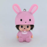 Panda Qiqi vinyl doll pendant