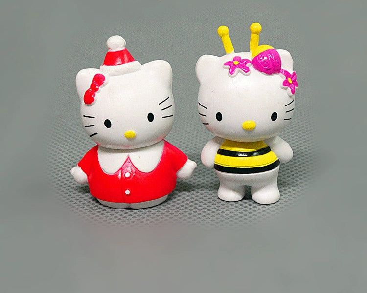 Hellokitty 8 KT cat Hello Kitty, figure doll, cake decoration doll pendulum