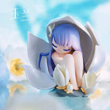 Sleeping Flower Elf series figure ornament