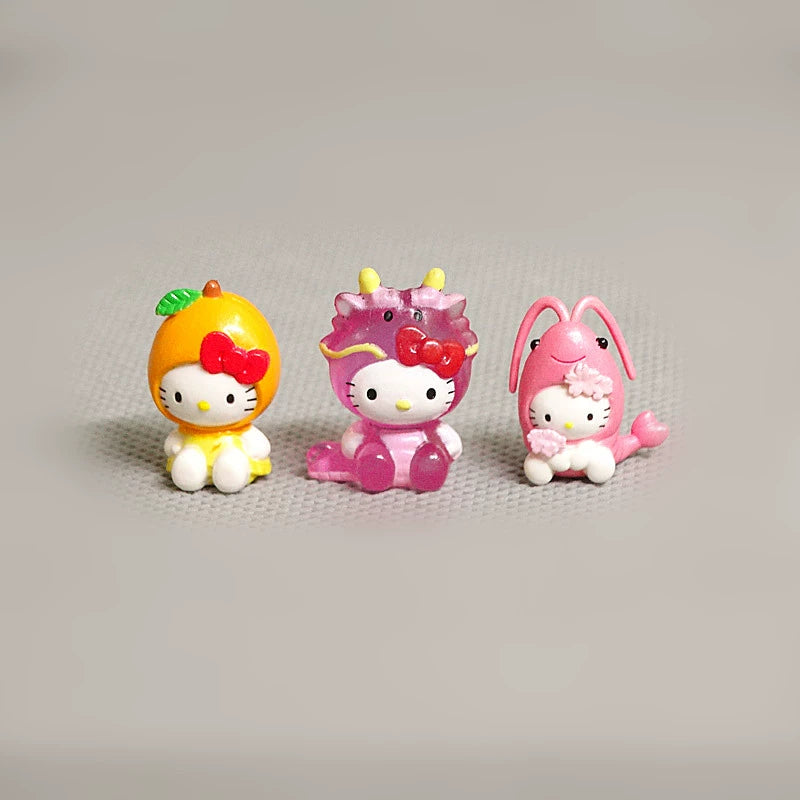 3 models, mini version small KT cat.
