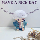 New Life Diary Series Baby Clothes Vinyl Plush Pendant Overalls