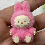 fluffy sitting labubu