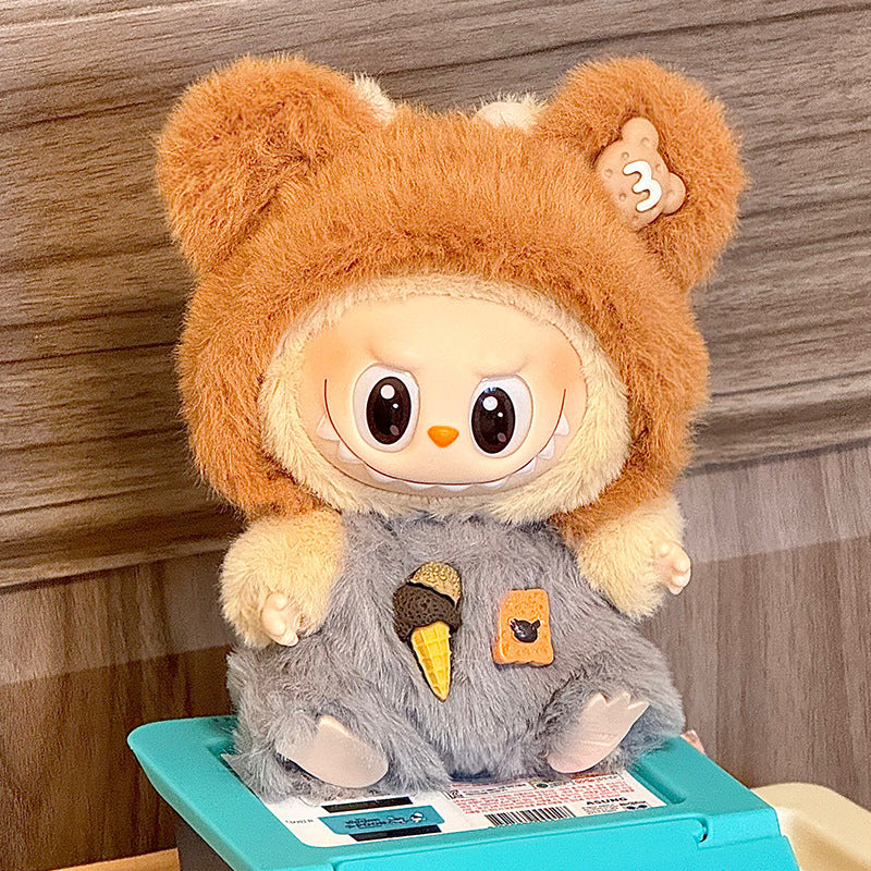 Only clothes are suitable for labubu sitting party baby clothes one two three generations labubu clothes set accessories periphery