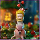 Gu Mushroom Sleeping Forest Series figurine girl ornaments
