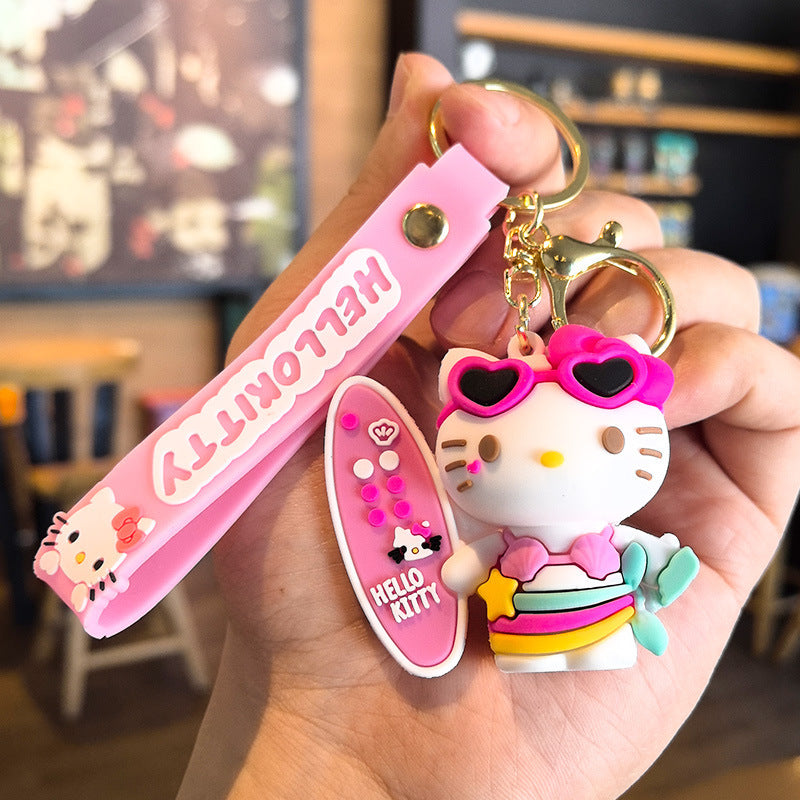 Sanrio keychain kt cat doll pendant Kulomi