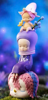 Gu Mushroom Sleeping Forest Series figurine girl ornaments
