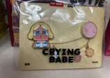 crying baby pin