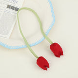 Fabric tulip bud