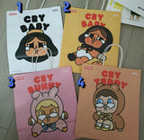 cryingbaby paper tote bag