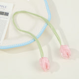Fabric tulip bud